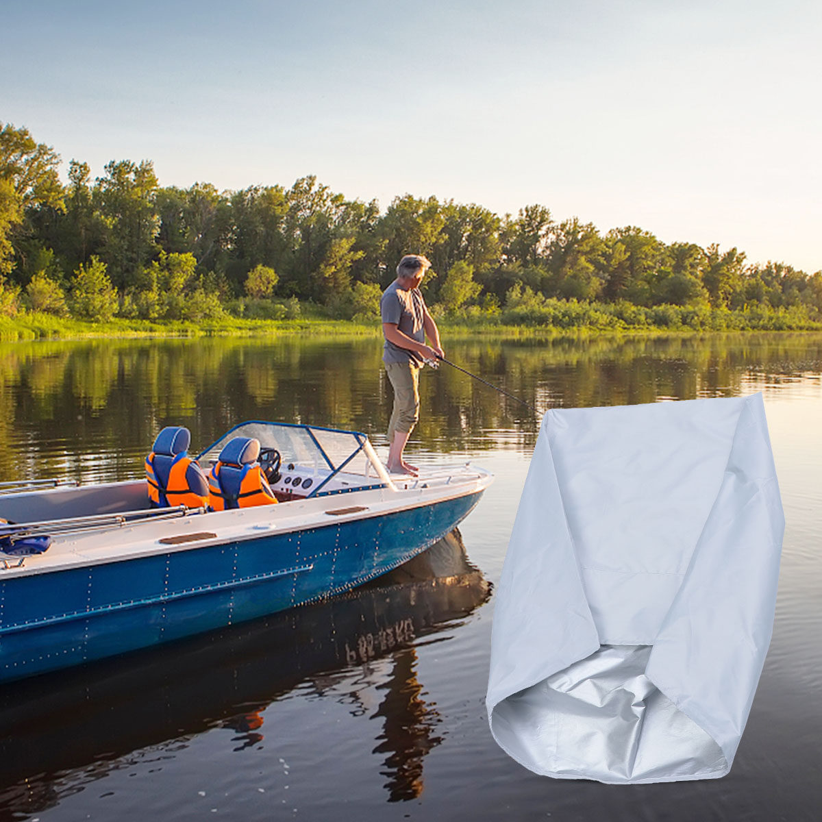 غطاء مقعد القارب من قماش أكسفو - مراجعة Fishing Boat Seat وسعره