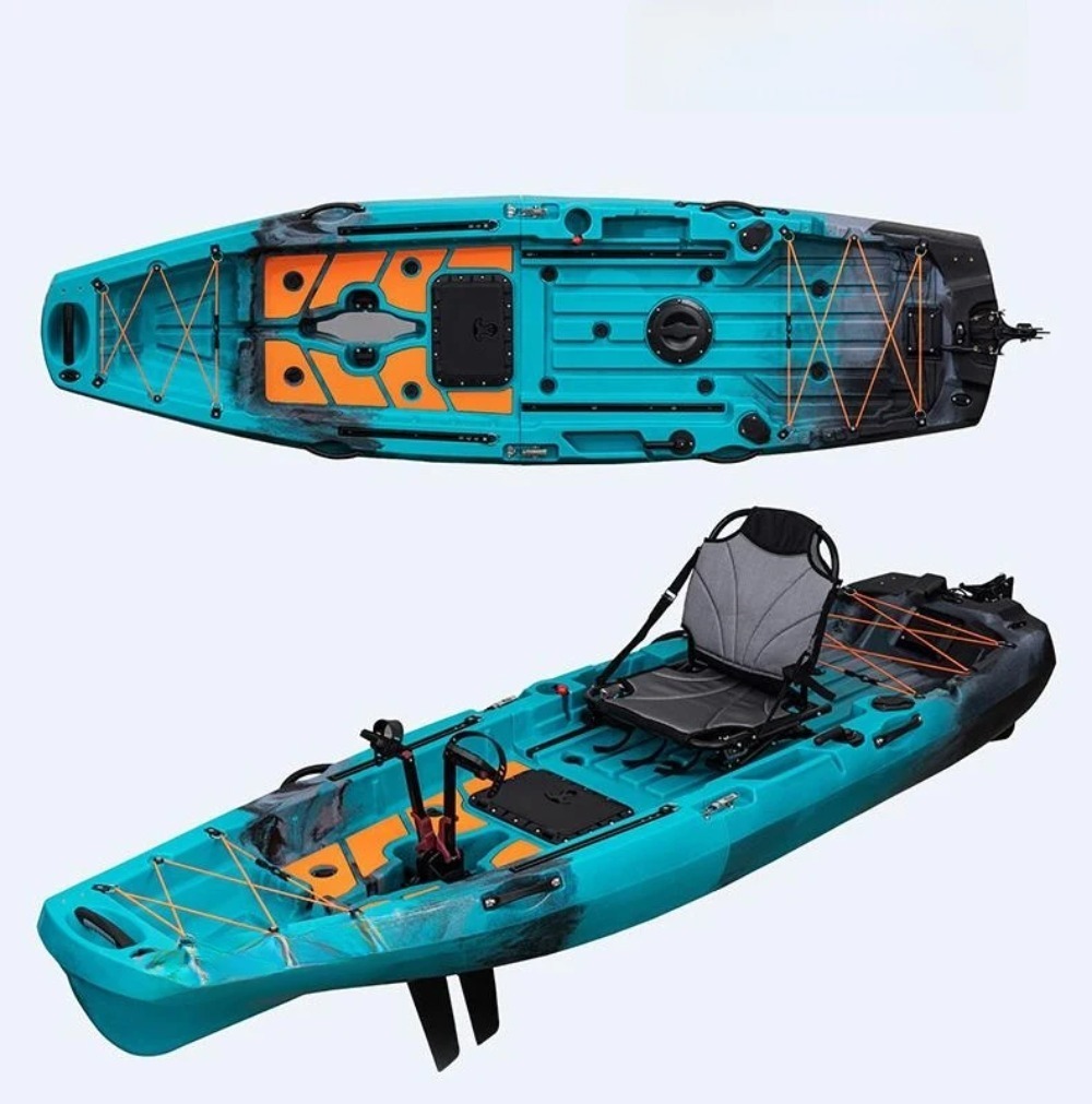 وحدات كاياك مع محرك قارب صيد ا - مراجعة Fishing Boat Seat وسعره