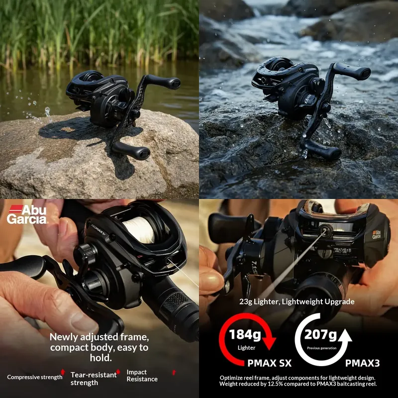 بكرات صيد ZGLY Abu Garcia PMAX - مراجعة Abu Garcia Reel Max وسعره